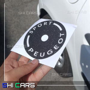 برچسب روی باک پژو 207 و 206 طرح اکلیلی - شیکارز
