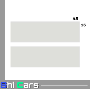 برچسب پارکابی فابریکی سفید مناسب تمام خودرو ها - شیکارز