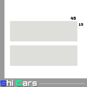 برچسب پارکابی فابریکی سفید مناسب تمام خودرو ها - شیکارز
