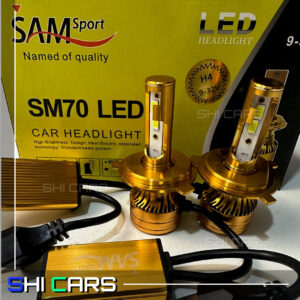 هدلایت 2 رنگ سام مدل SM70 پایه H4 - شیکارز