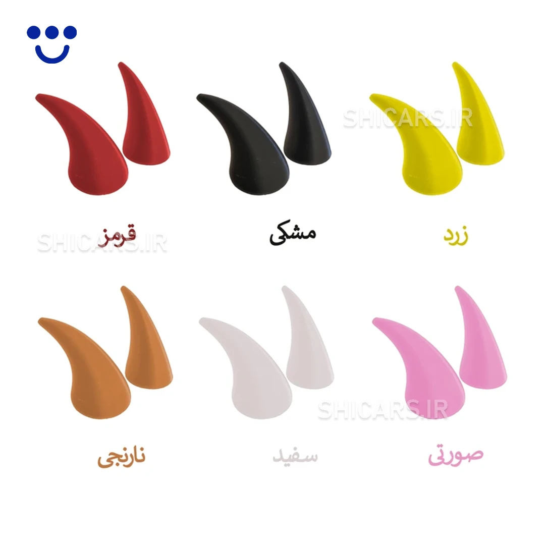 دندانی شاخ تزئینی بسته 2 عددی - شیکارز