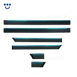 زه بغل درب خودرو پژو پارس و 405 مجموعه 6 عددی - شیکارز